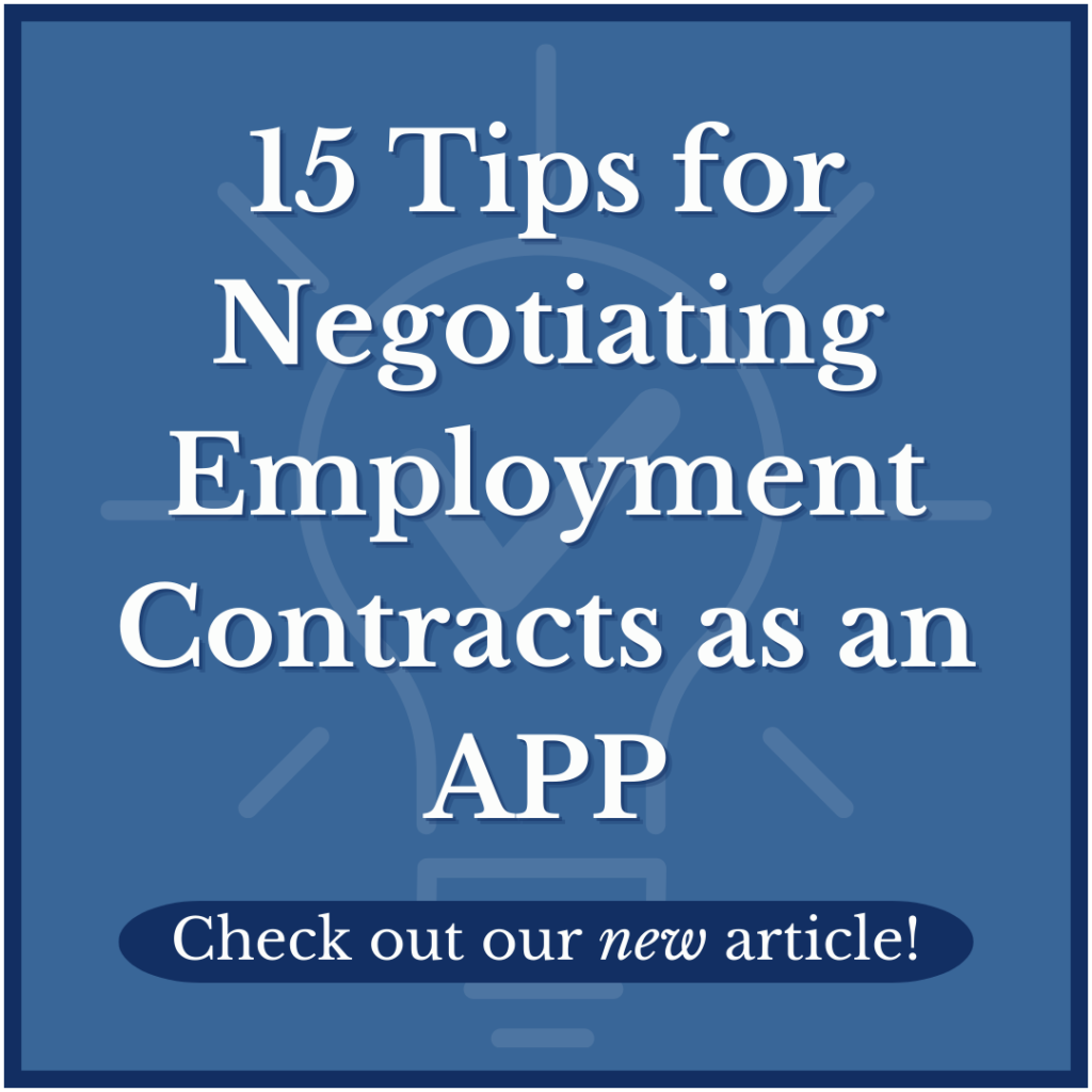 Negotiating Employment Contracts